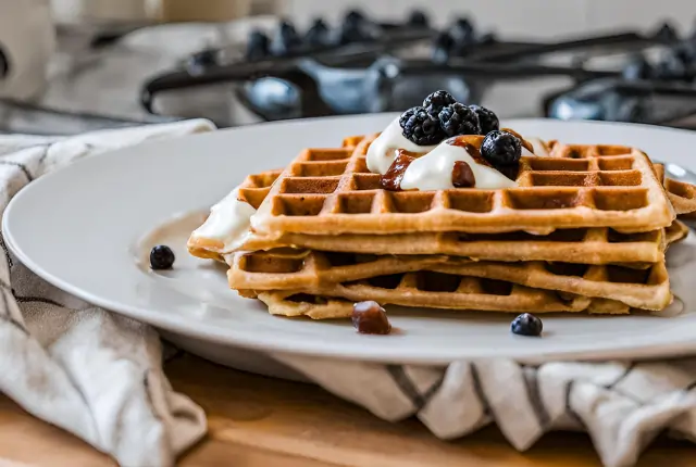 Sourdough Discard Waffles