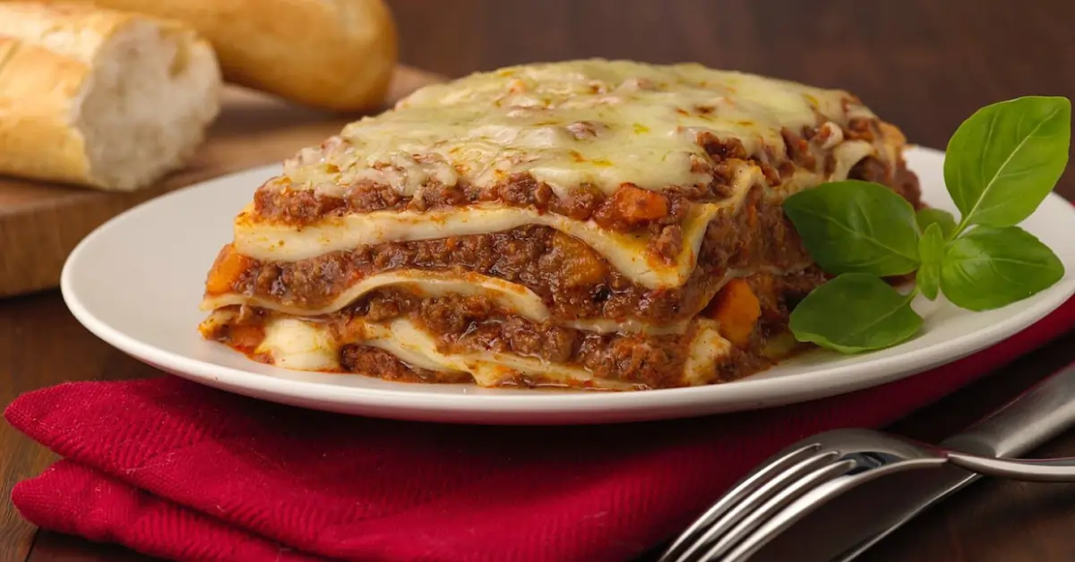 Creamy lasagna