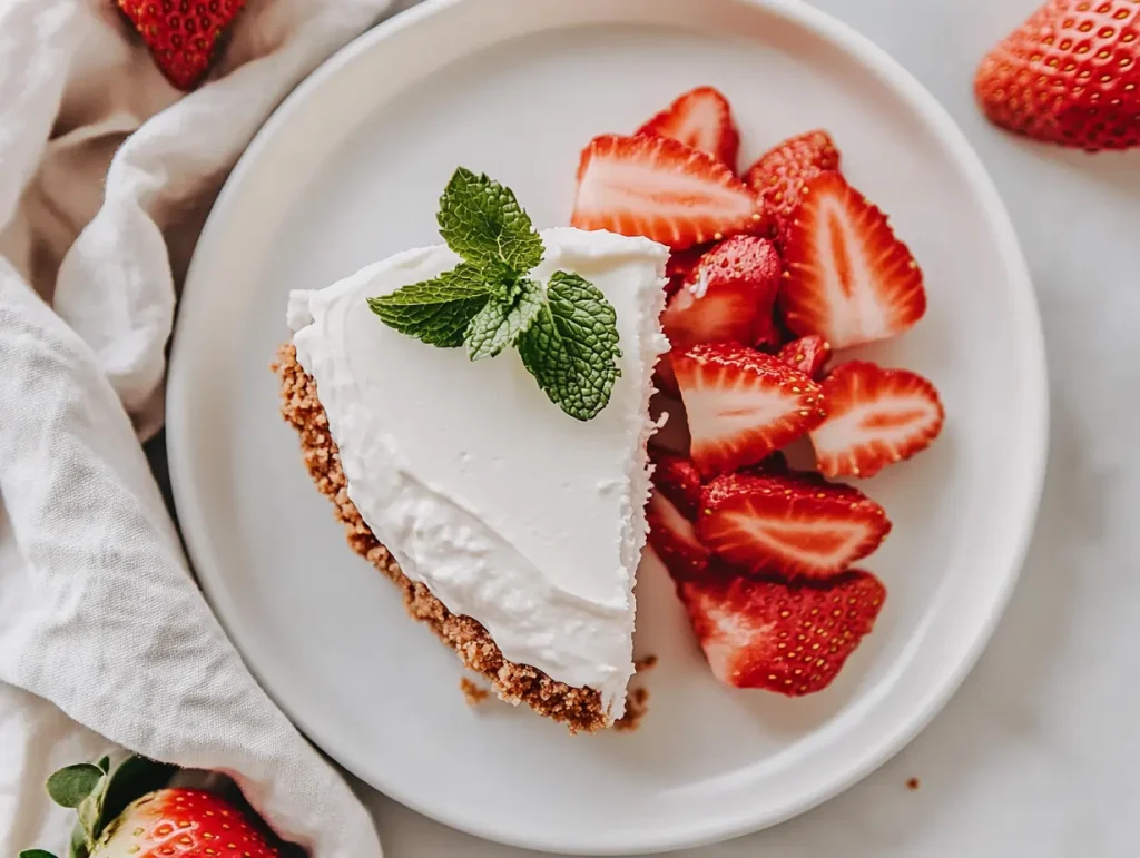 3-ingredient no-bake cheesecake