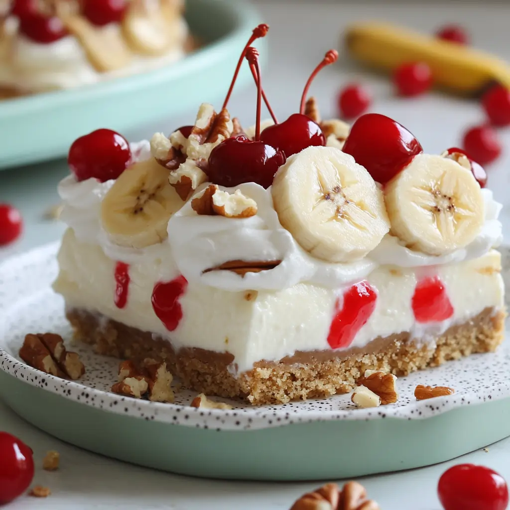 banana split cake 