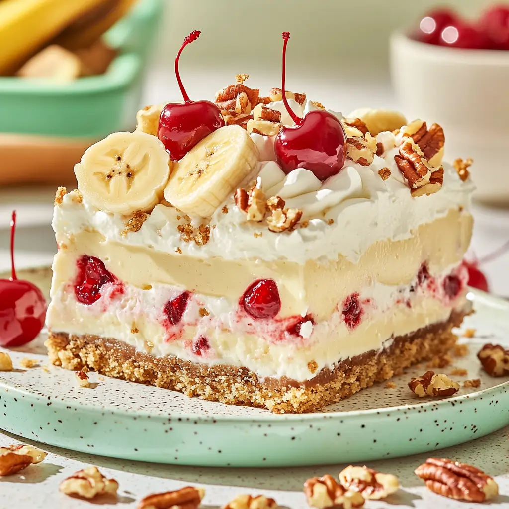 banana split cake