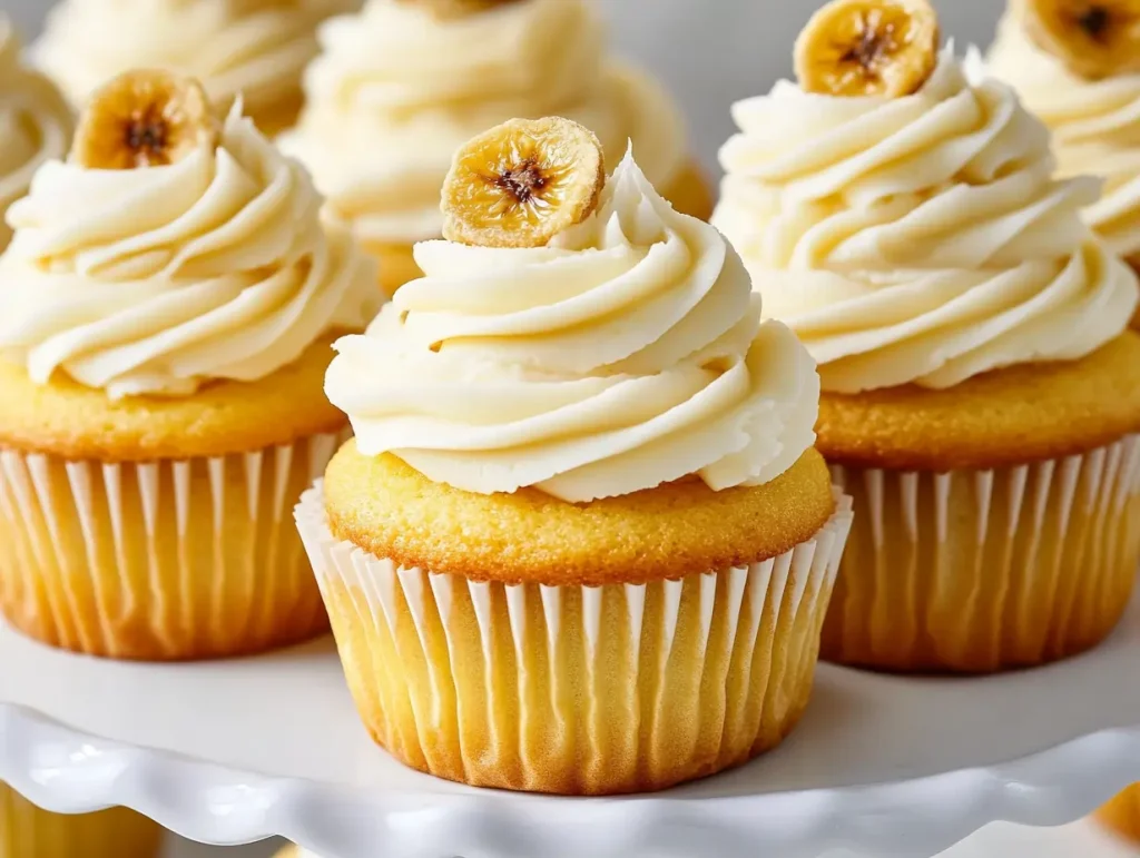 Banana Cream Pie Cupcakes