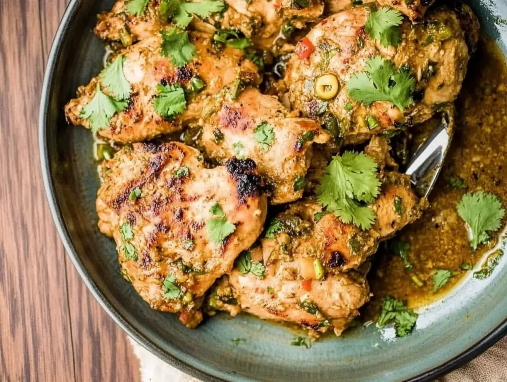 grilled red pepper Mexican chicken marinade recipe